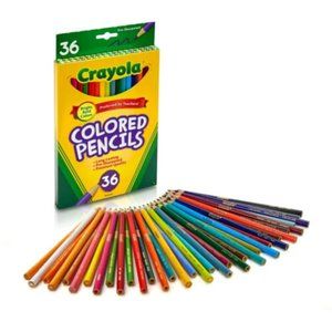 51 TOTAL  36 CRAYOLA & 15 ROSE ART Colored Pencils